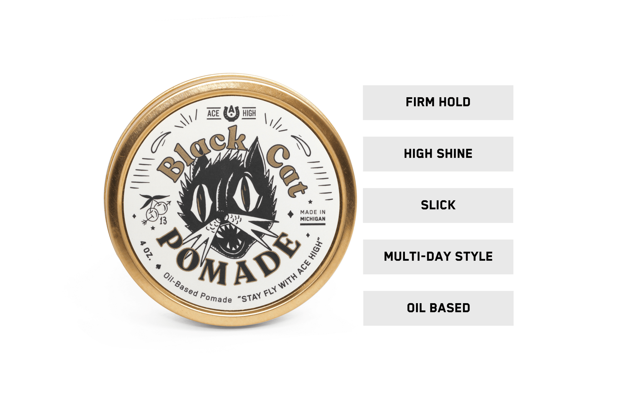 Black Cat Pomade - Ace High Co